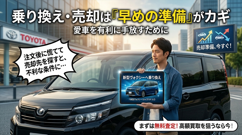 乗り換え・売却を検討するなら早めの準備がカギ