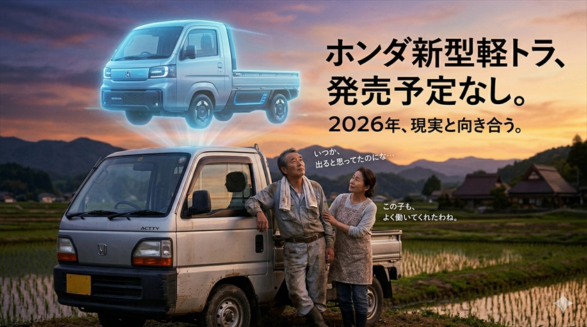 ホンダ軽トラ新型の発売予定は現時点では確認されていない