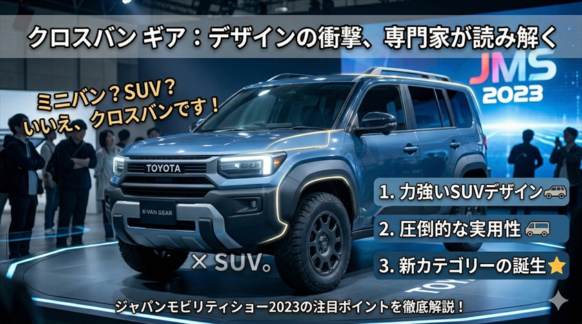 クロスバン ギアの特徴・デザインの注目ポイント