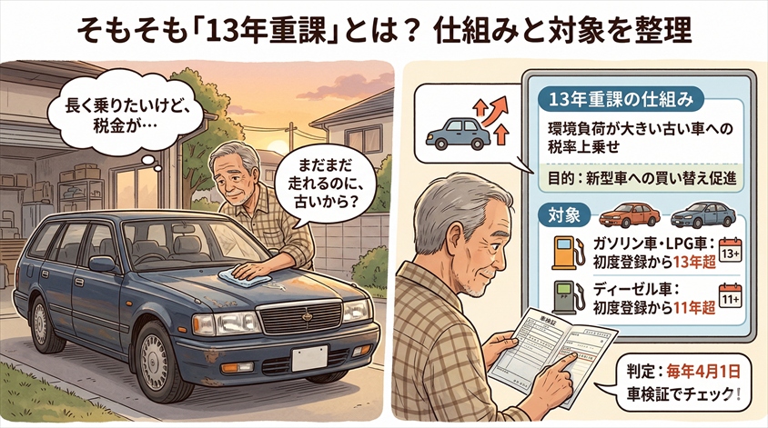 そもそも「13年重課」とは？仕組みと対象を整理