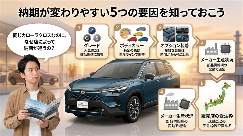 納期が変わりやすい5つの要因を知っておこう