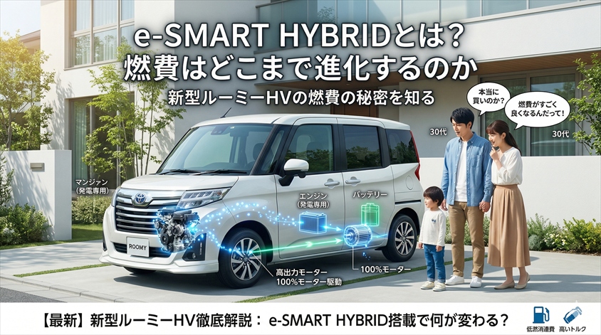 e-SMART HYBRIDとは？燃費はどこまで進化するのか
