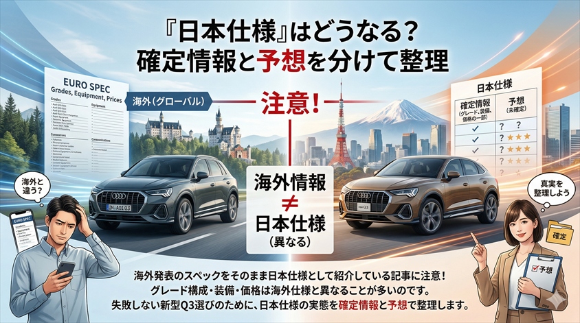 「日本仕様」はどうなる？確定情報と予想を分けて整理