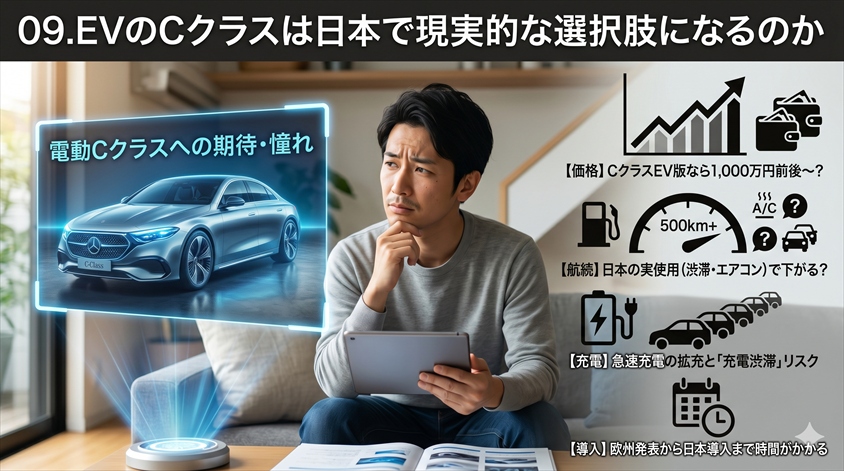 EVのCクラスは日本で現実的な選択肢になるのか