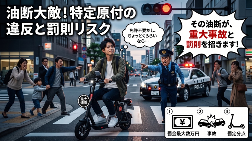 やってはいけない違反と罰則リスク