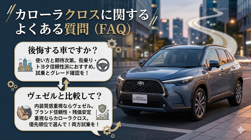 カローラクロスに関するよくある質問（FAQ）