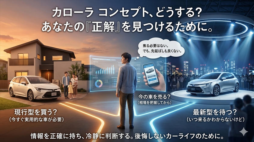 まとめ｜カローラ コンセプトを待つか、現行型を選ぶか