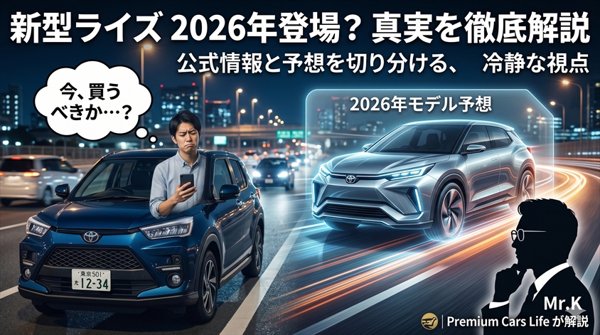 トヨタ ライズ新型、2026年は発売される？公式情報と予想を分けて解説