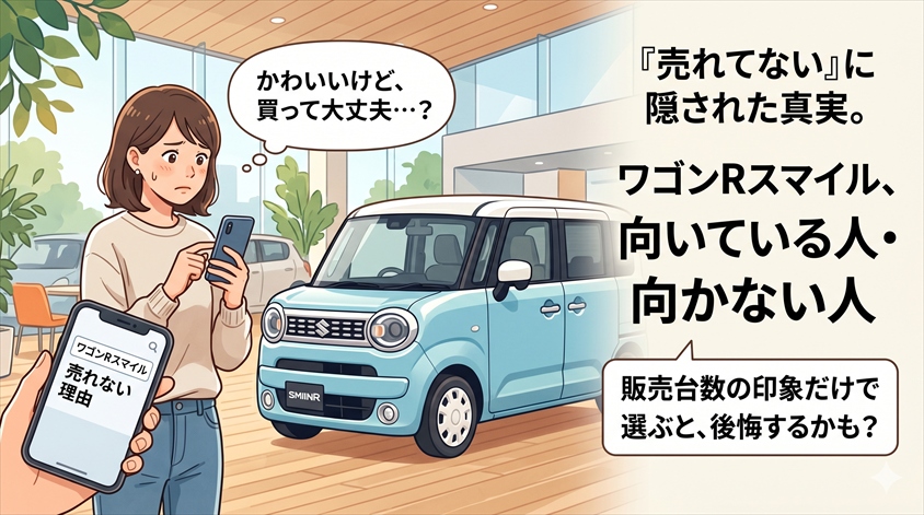 ワゴンRスマイルが売れない理由｜向いている人・向かない人