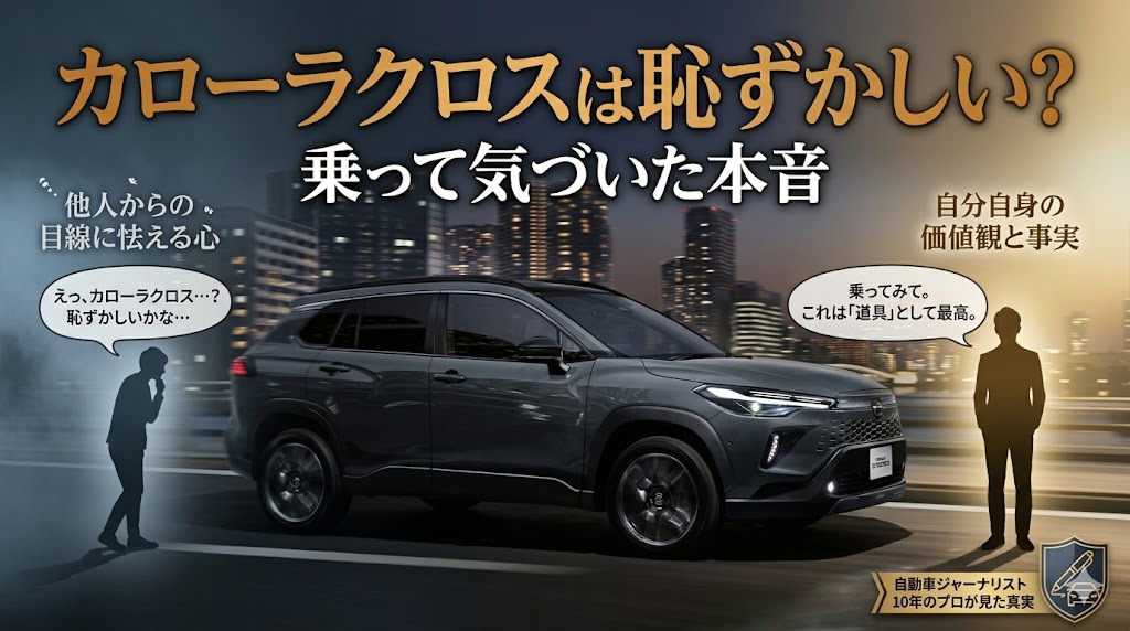 カローラクロスは恥ずかしい？乗って気づいた本音