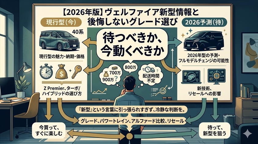 【2026年版】ヴェルファイア新型情報と後悔しないグレード選び