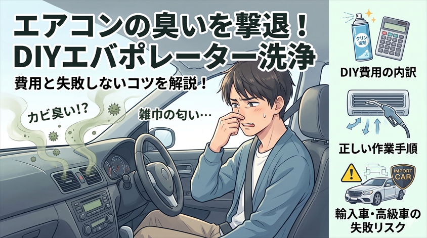 エバポレーター洗浄DIY費用の内訳と失敗しない方法を解説