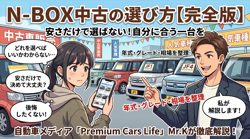 N-BOX中古の選び方【完全版】年式・グレード・相場を整理