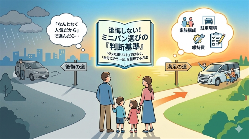 ミニバン選びで後悔した人に共通する落とし穴とは
