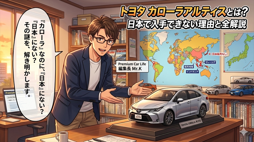 トヨタ カローラアルティスとは？日本で入手できない理由と全解説
