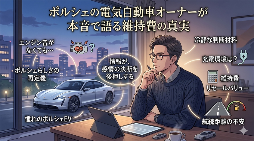 ポルシェの電気自動車オーナーが本音で語る維持費の真実