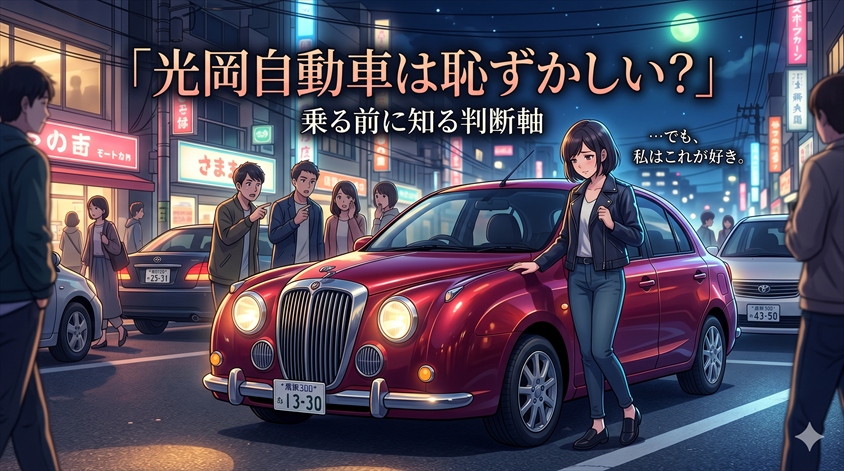 光岡自動車は恥ずかしい?乗る前に知る判断軸