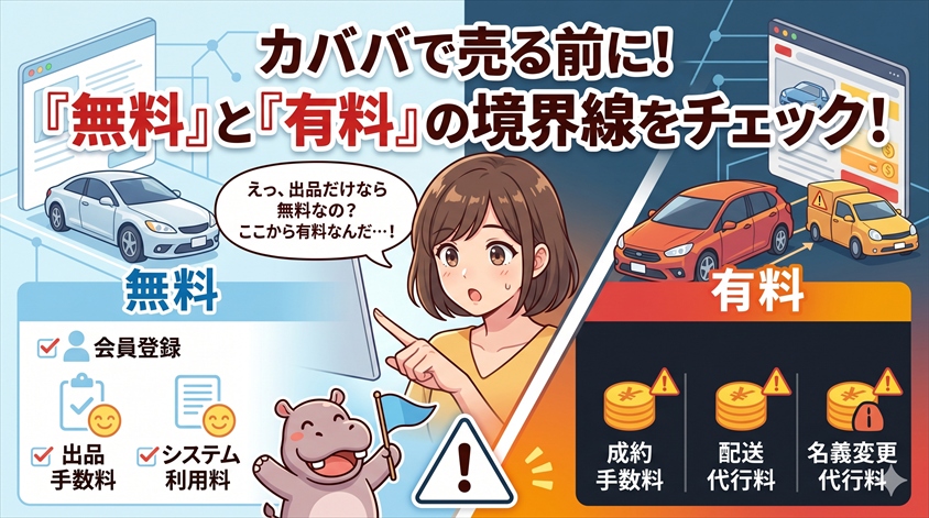 カババの手数料を整理する前に：「無料」と「有料」の境界線