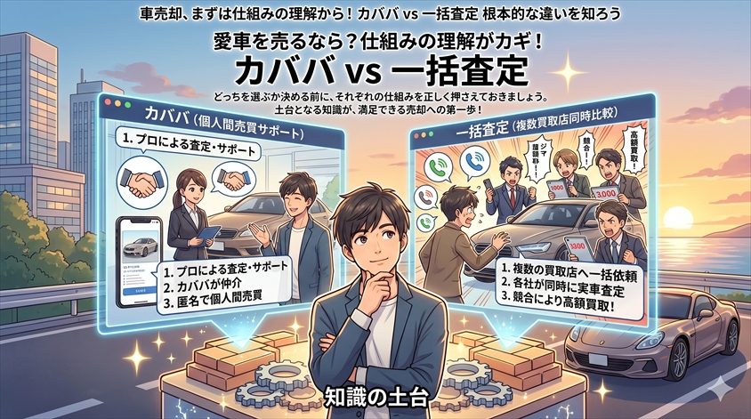 カババとは?一括査定とは?まず根本的な仕組みを理解しよう