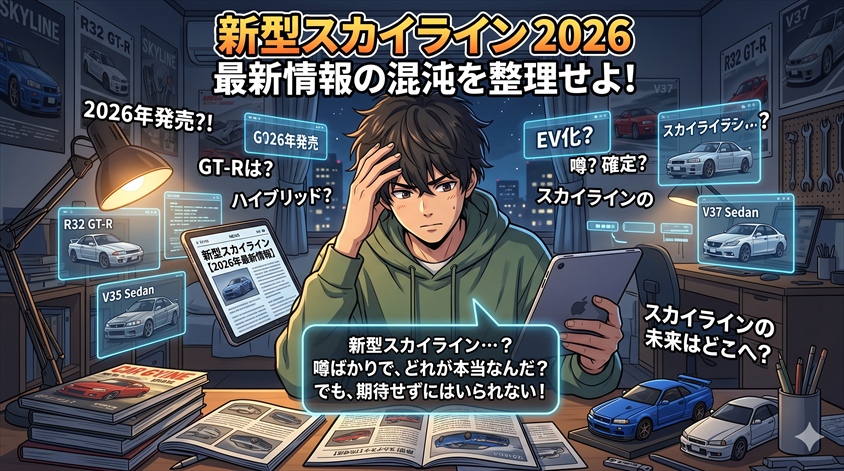 新型スカイライン【2026年最新情報】まず現時点の確定情報を整理しよう