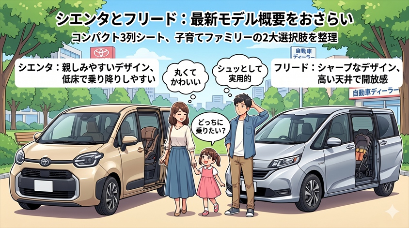 シエンタとフリード、最新モデルの概要をおさらい