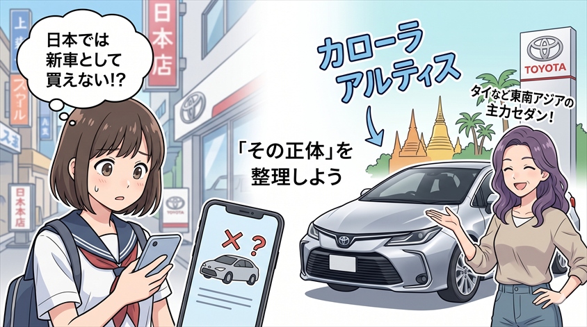 カローラアルティスとは？まず「その正体」を整理しよう