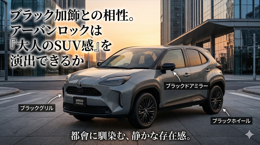 ブラック加飾との相性——アーバンロックは「大人のSUV感」を演出できるか