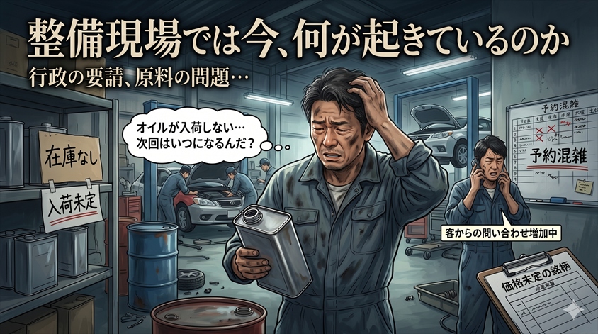 整備現場では今、何が起きているのか