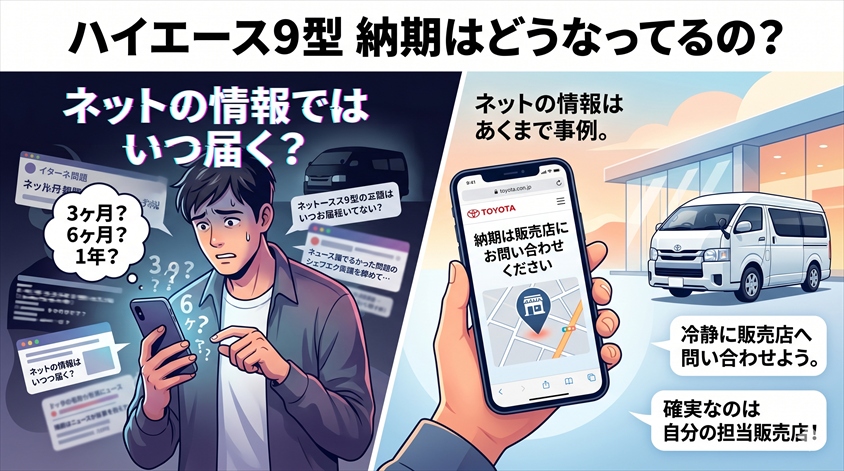 ハイエース9型の納期は今どうなっているのか