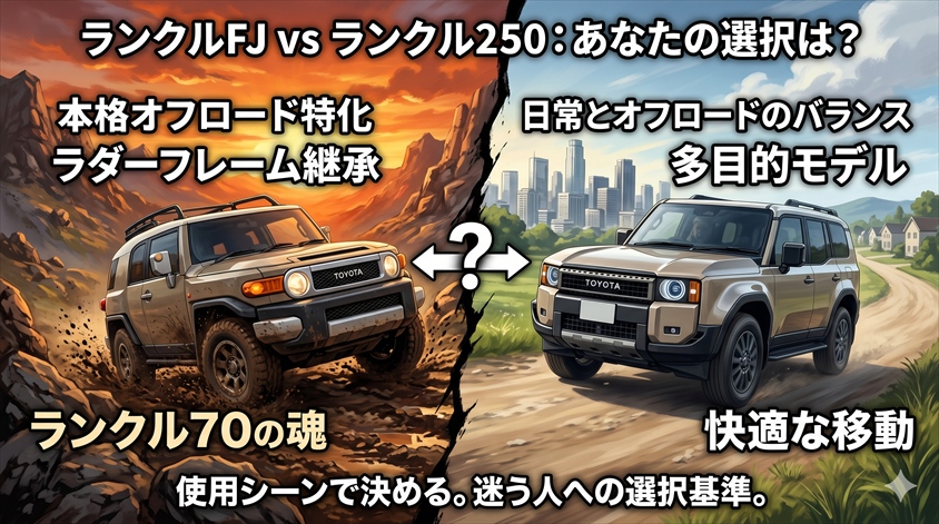 ランクルFJとはどんな車？発表内容から見えてきたこ