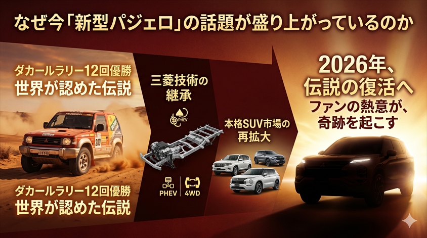 なぜ今「新型パジェロ」の話題が盛り上がっているのか