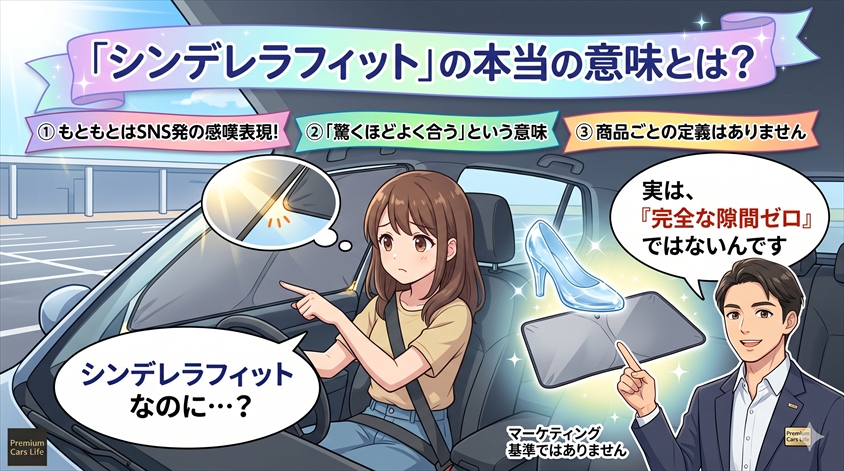 「シンデレラフィット」とは何か——言葉の意味を正確に理解する