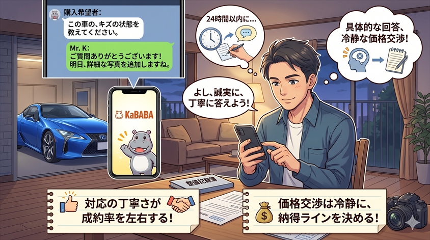 出品後にやること｜問い合わせ対応と成約への道筋