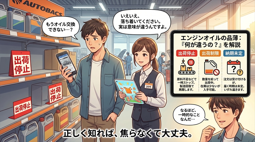 出荷停止・出荷制限・納期未定は何が違うのか