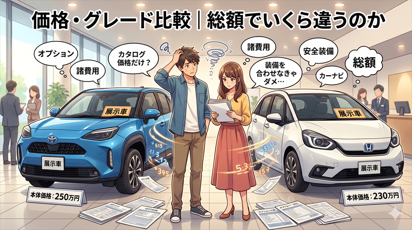 価格・グレード比較|総額でいくら違うのか