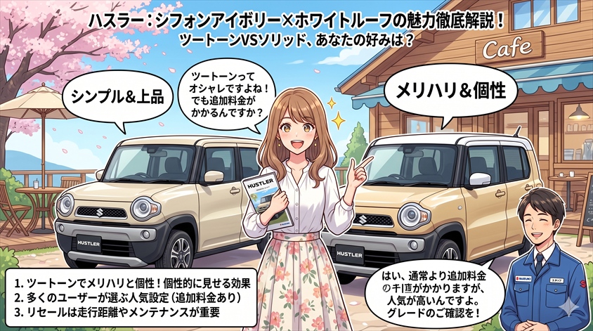 ツートーンカラーとの組み合わせ