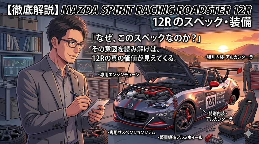 MAZDA SPIRIT RACING ROADSTER 12Rのスペック・装備を徹底解説