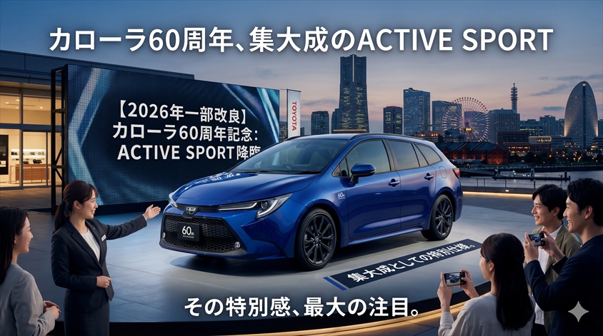 60周年記念仕様のACTIVE SPORTが最大の注目点