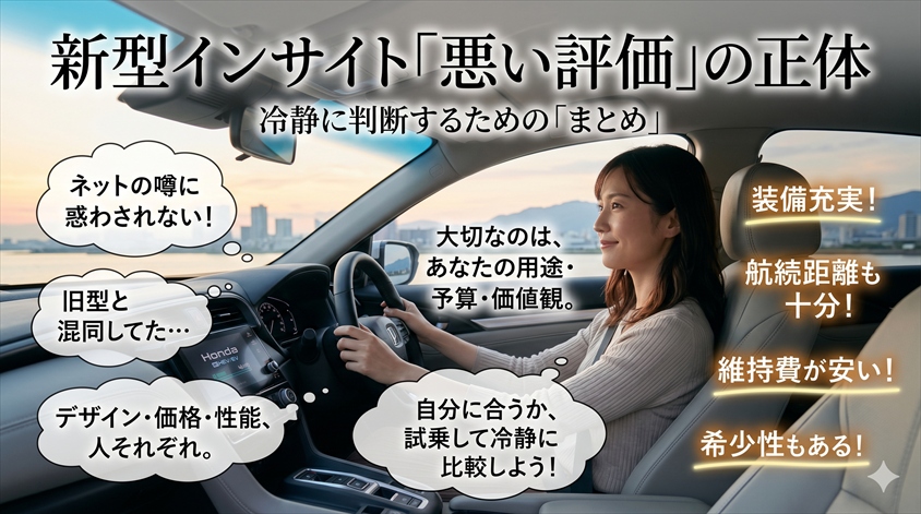 まとめ｜「悪い評価」の正体を知れば、冷静に判断できる