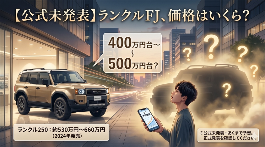 価格はいくら？グレード構成の予想【公式未発表・あくまで予想として