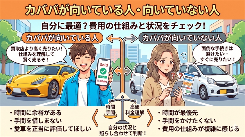 カババが向いている人・向いていない人