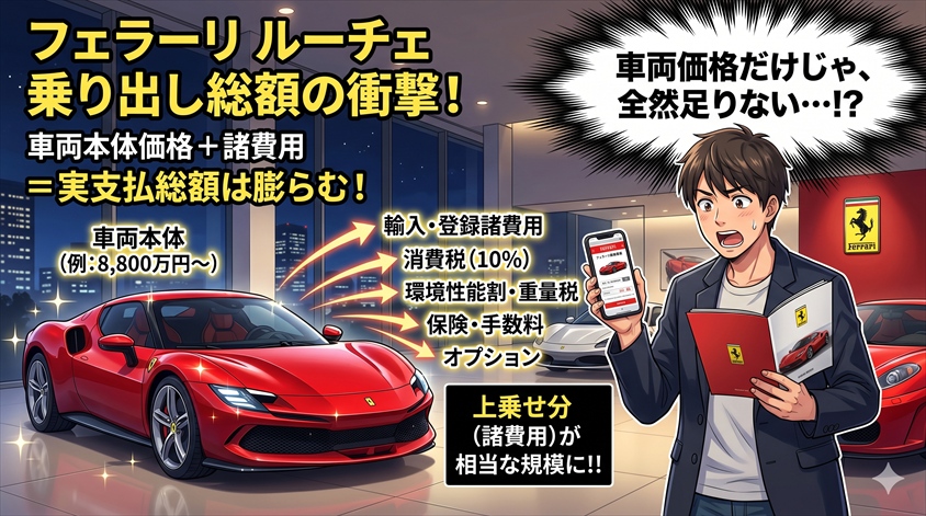 乗り出し価格の考え方｜車両本体＋諸費用の総額はいくら？