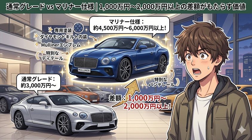 通常グレードとMulliner仕様の価格差——差額で何が得られるのか