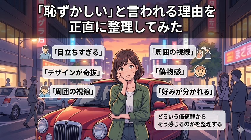 「恥ずかしい」と言われる理由を正直に整理してみた