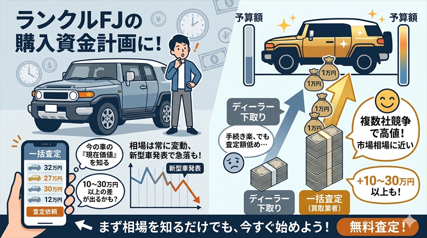今乗っている車の売却準備を早めに進めるべき理由