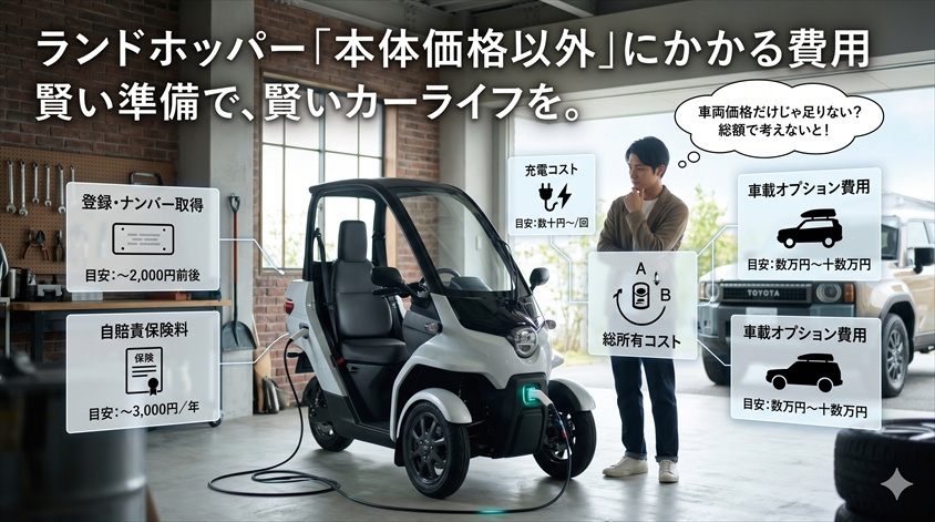 本体価格以外にかかる費用を先読みしておく