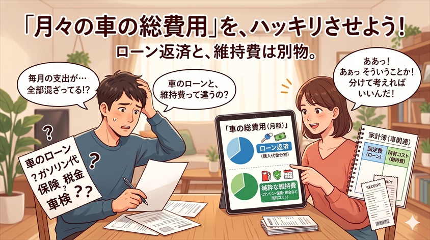ローン返済込みの月額と、純粋な維持費は分けて考える