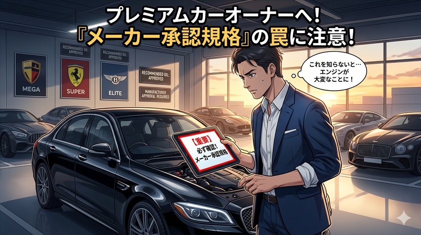 プレミアムカー・輸入車オーナーが特に注意すべき「メーカー承認規格」