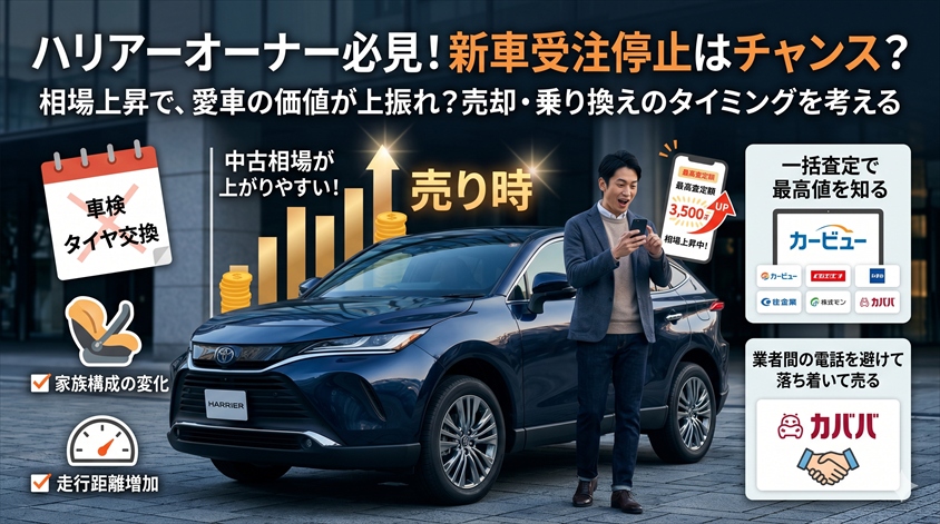 今のハリアーオーナーへ——売却・乗り換えのタイミングを考える