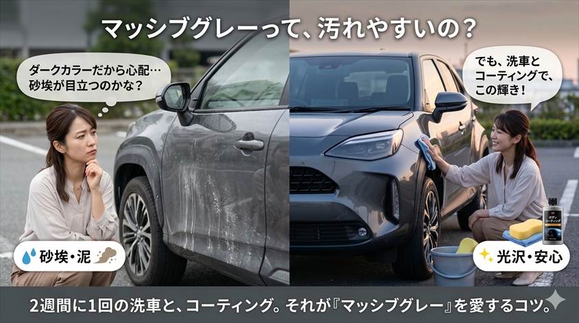 汚れは目立つ？マッシブグレーのメンテナンス事情